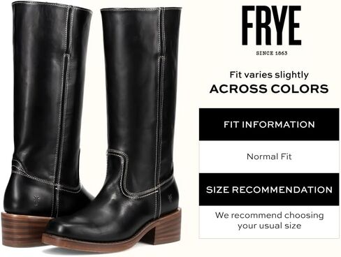 Frye Women's Campus 14L Boot Square Toe Black 6 M US in Kuwait