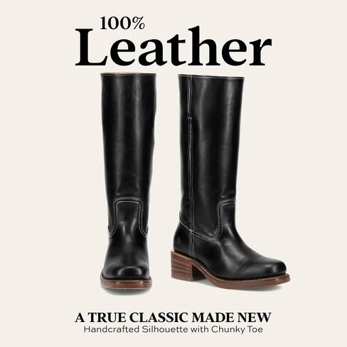 Frye Women's Campus 14L Boot Square Toe Black 6 M US in Kuwait