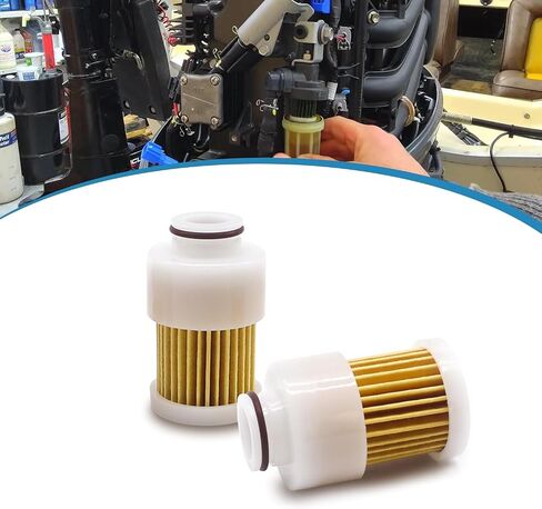 4 Pack 68V-24563-00-00 Fuel Filter 4 Stroke Outboard 18-7979 Compatible with Yamaha 50HP 60HP 75HP 90HP 115HP, Compatible with Mercury 881540 Sierra 18-7979 in Saudi Arabia