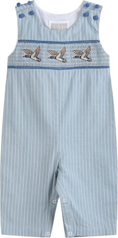 Baby Boys Mallard Smocked Overalls in Saudi Arabia