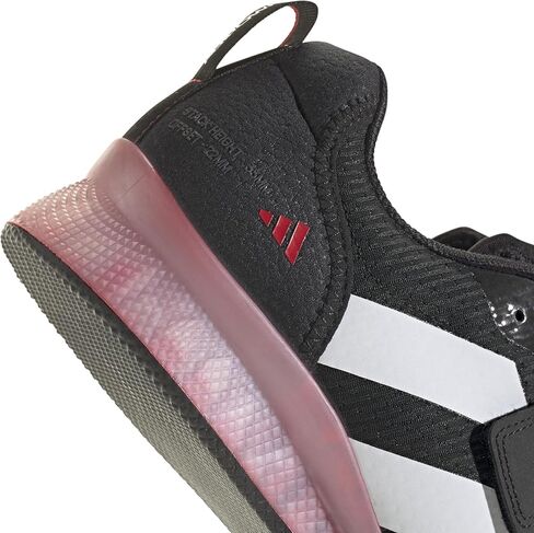 Adidas للجنسين ، رفع الأثقال 3 حذاء رياضة ، أسود/أبيض/نقي ، 13.5 رجال الولايات المتحدة in Kuwait