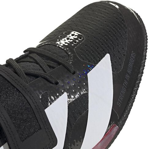 Adidas للجنسين ، رفع الأثقال 3 حذاء رياضة ، أسود/أبيض/نقي ، 13.5 رجال الولايات المتحدة in Kuwait