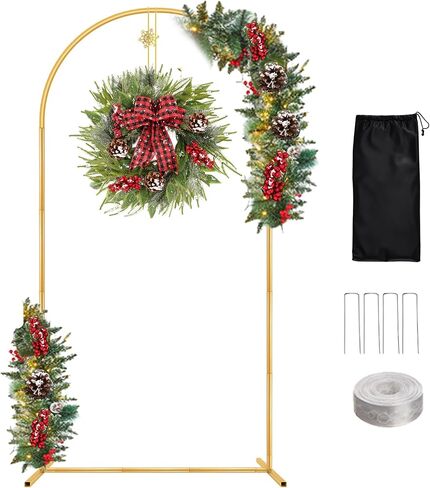 WellSign 6.6FT Metal Wedding Arch Backdrop Stand for Parties in Kuwait