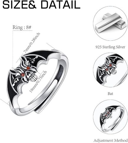 925 Sterling Silver Pigs Open Ring Pigs Jewelry Ring Adjustable Animal Ring Birthday Christmas gifts for Women # 8 in Saudi Arabia