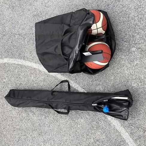 Adjustable Basketball Shot Returner - Metal Hoop Return Machine with Support Rod for Effortless Rebounds & Enhanced Shooting Practice in Saudi Arabia
