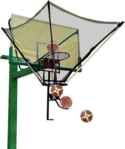 Heavy Duty Basketball Shot Returner - Steel Rebounder with 180° Rotatable Chute, Indoor/Outdoor Use, Perfect for Adults and Athletes - Enhance Your Game! in Saudi Arabia