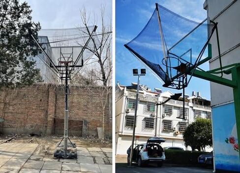 Heavy Duty Basketball Shot Returner System, Steel Rebounder for Indoor/Outdoor Use, Efficient Hanging Basketball Return Attachment, Improve Your Shooting Skills in Saudi Arabia