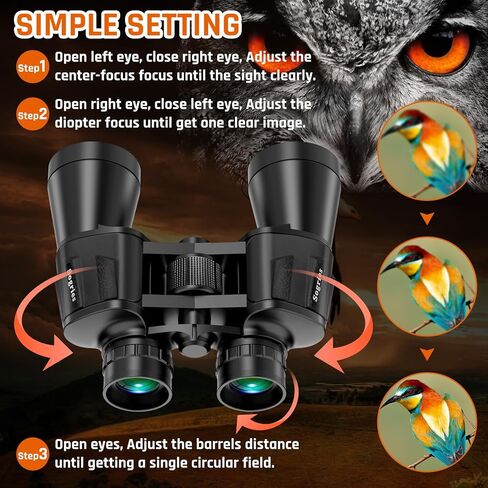14x45 Binoculars for Adults High Powered,HD Binoculars for Bird Watching,Hunting,with Aluminum Alloy Phone Adapter,Tripod,Waterproof & Fog Proof,Large View for Travel,Hiking,Concert in Kuwait