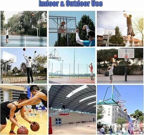 Portable Basketball Shot Returner & Rebounder Net System - Adjustable Folding Training Device for Kids, Teens & Adults - Perfect for Beginners & Skill Development in Saudi Arabia