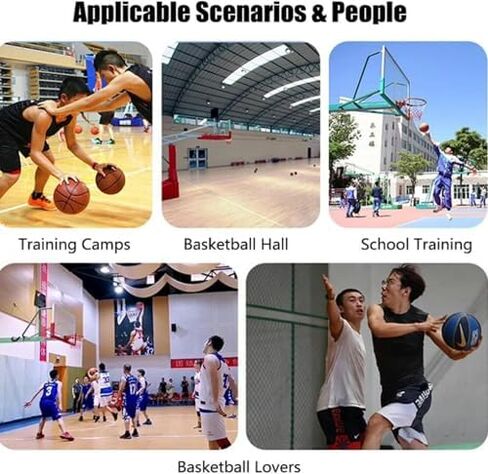 180° Rotatable Basketball Shot Returner - Hanging Return Attachment for Hoops, Large Basketball Shooting Practice Net, Perfect for Training & Skill Development in Saudi Arabia