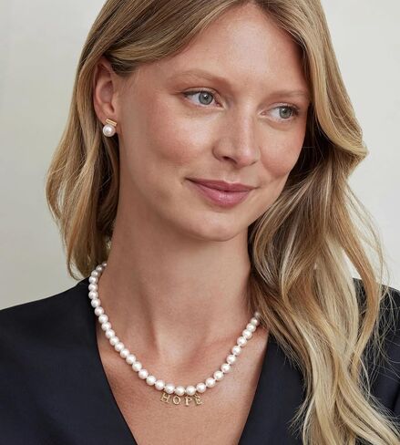 925 Sterling Silver Hoop Handpicked AAA+ Quality 7.5-8mm White Freshwater Cultured Pearl Dangle Drop Earrings Jewelry for Women Girls in Saudi Arabia