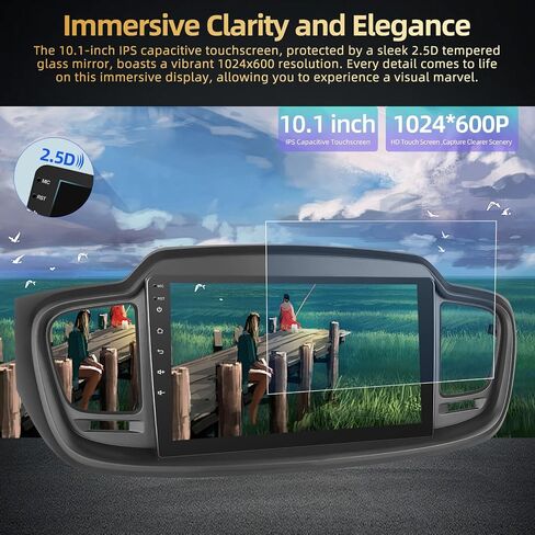 4+64G for KIA Sorento 2015 2016 2017 2018 2019 2020 Android Car Stereo with Wireless Carplay and Android Auto - 10 Inch HD Touchscreen Radio with 32EQ DSP/WiFi/GPS/Mirror Link, AHD Rear View Camera in Saudi Arabia