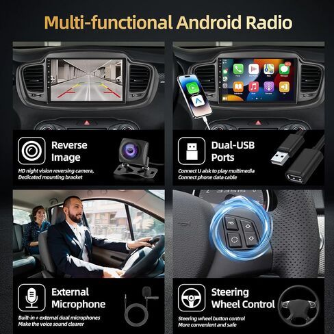 4+64G for KIA Sorento 2015 2016 2017 2018 2019 2020 Android Car Stereo with Wireless Carplay and Android Auto - 10 Inch HD Touchscreen Radio with 32EQ DSP/WiFi/GPS/Mirror Link, AHD Rear View Camera in Saudi Arabia