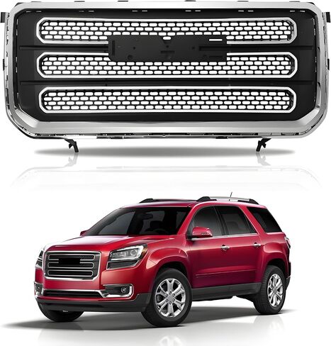 PENSUN Front Bumper Upper Grille Compatible with GMC Acadia – OEM Style Car Grille Assembly – Direct Front Grill Replacement Upgrade(2020-2023) in Saudi Arabia