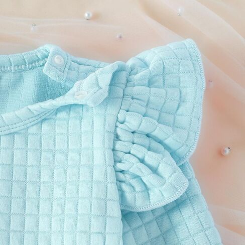 Baby Girl Clothes Toddler Sweatshirt Ruffled Infant Tops Casual Pants Fall Winter Outfits Set 3-24 Months in Kuwait