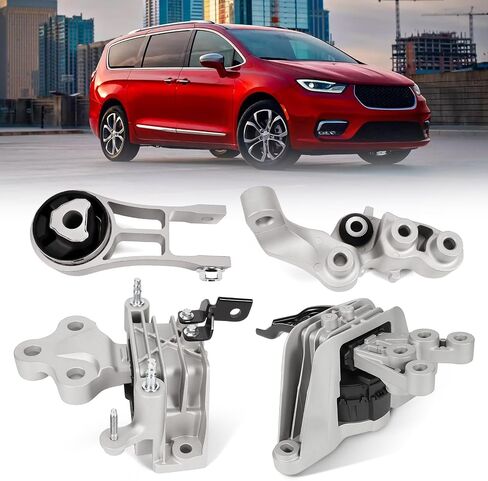 6pcs محرك المحرك ومجموعة Mount Mount Transmisse ملائمة لنيسان مورانو 2015-2024 Pathfinder 2013-2020 ، Infiniti QX60 2014-2020 JX35 2013 3.5L V6 Transmission AWD ، استبدل A7394 A4373 A7363 in Kuwait