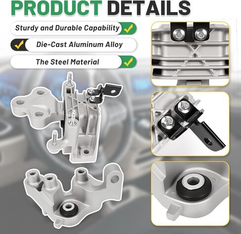 6pcs محرك المحرك ومجموعة Mount Mount Transmisse ملائمة لنيسان مورانو 2015-2024 Pathfinder 2013-2020 ، Infiniti QX60 2014-2020 JX35 2013 3.5L V6 Transmission AWD ، استبدل A7394 A4373 A7363 in Kuwait