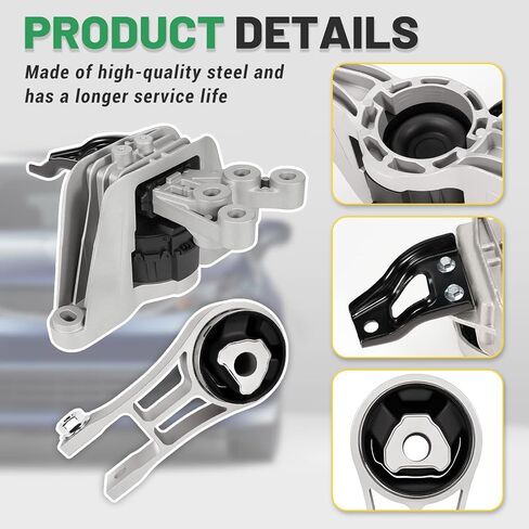 6pcs محرك المحرك ومجموعة Mount Mount Transmisse ملائمة لنيسان مورانو 2015-2024 Pathfinder 2013-2020 ، Infiniti QX60 2014-2020 JX35 2013 3.5L V6 Transmission AWD ، استبدل A7394 A4373 A7363 in Kuwait