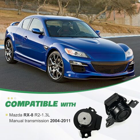 6pcs محرك المحرك ومجموعة Mount Mount Transmisse ملائمة لنيسان مورانو 2015-2024 Pathfinder 2013-2020 ، Infiniti QX60 2014-2020 JX35 2013 3.5L V6 Transmission AWD ، استبدل A7394 A4373 A7363 in Kuwait