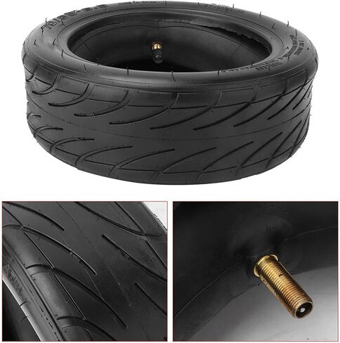 70/65-6.5 Scooter Tire, Rubber Inflatable & Inner Tube Set, Wear Resistant Non-Slip Tyre Wheels Compatible with XiaoMi9 Electric Scooter Tires Replacement parts in Saudi Arabia