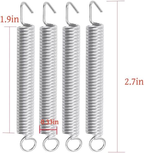 جيتار كهربائي تريمولو سبرينغز، 4 قطع بديلة للجسر، فضي in Kuwait
