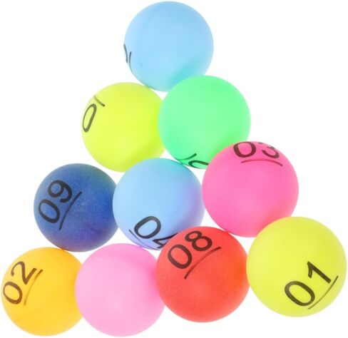VANZACK 30pcs Raffle Drawing Balls Plastic Balls Numbers for Home Parties and Meetings in Saudi Arabia