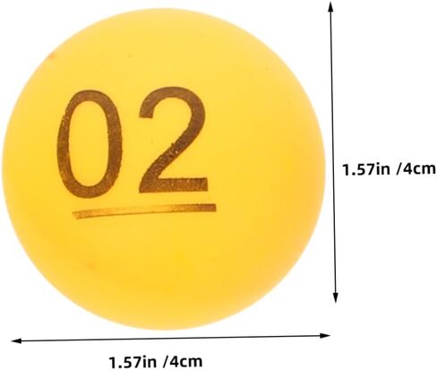 VANZACK 30pcs Raffle Drawing Balls Plastic Balls Numbers for Home Parties and Meetings in Saudi Arabia