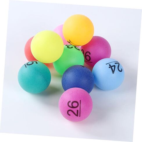 VANZACK 30pcs Raffle Drawing Balls Plastic Balls Numbers for Home Parties and Meetings in Saudi Arabia