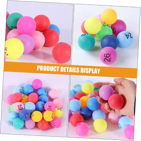 VANZACK 30pcs Raffle Drawing Balls Plastic Balls Numbers for Home Parties and Meetings in Saudi Arabia