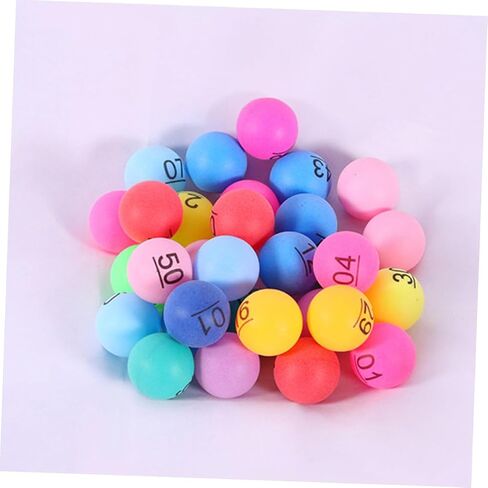 VANZACK 30pcs Raffle Drawing Balls Plastic Balls Numbers for Home Parties and Meetings in Saudi Arabia