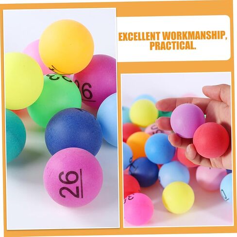 VANZACK 30pcs Raffle Drawing Balls Plastic Balls Numbers for Home Parties and Meetings in Saudi Arabia