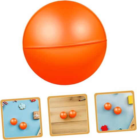 MERRYHAPY 20pcs Hollow Raffle Balls Vibrant Orange Bingo Spheres for Group Games Party Activities and Events Lightweight Openable Game Props for Gatherings in Saudi Arabia