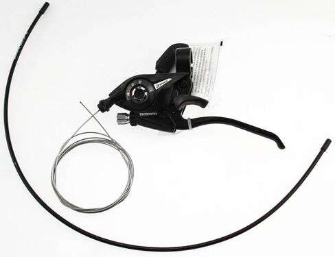 Shimano Acera/Altus ST-EF51 Shifter/Brake Lever - Left, V-Brake, 4-Finger, Black in Saudi Arabia