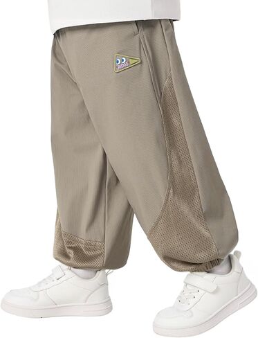 Volunboy Baby Boy Lightweight Hiking Pants Toddler Quick Dry Joggers with Pockets Kids Breathable Sweatpants for Outdoors in Saudi Arabia