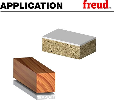 Freud 42-110: 1/2" (dia.) Bearing Flush Trim Bit with 1/2" shank, 1" carbide height in Saudi Arabia