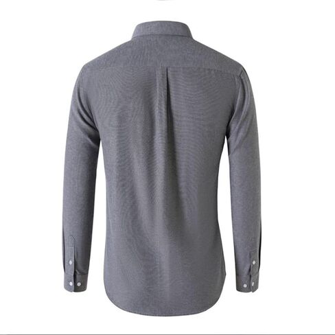 Big and Tall Business Dress Shirts for Men Cotton Long Sleeve Dress Shirt Winkle Free Button Down Collar Shirts in Saudi Arabia