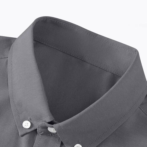 Big and Tall Business Dress Shirts for Men Cotton Long Sleeve Dress Shirt Winkle Free Button Down Collar Shirts in Saudi Arabia