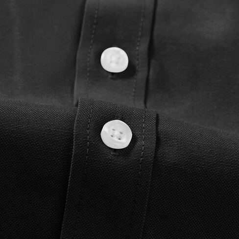 Big and Tall Business Dress Shirts for Men Cotton Long Sleeve Dress Shirt Winkle Free Button Down Collar Shirts in Saudi Arabia
