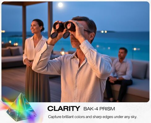 Hontry 8x42 Binoculars with IPX6 Waterproof Protection | Bird Watching, Hunting, Cruise Ship, Travel, Safari, Wildlife Viewing, Road Trip in Saudi Arabia