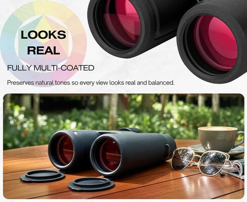 Hontry 8x42 Binoculars with IPX6 Waterproof Protection | Bird Watching, Hunting, Cruise Ship, Travel, Safari, Wildlife Viewing, Road Trip in Saudi Arabia