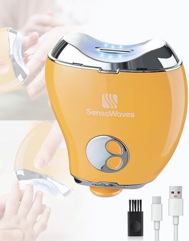 3-in-1 Electric Nail Clipper for Baby & Adults, USB Rechargeable Trimmer with LED Light, Polisher and Storage Container, Adjustable Speeds Nail Clipper for Kids, Seniors & Caregivers (Safe & Quiet) in Saudi Arabia