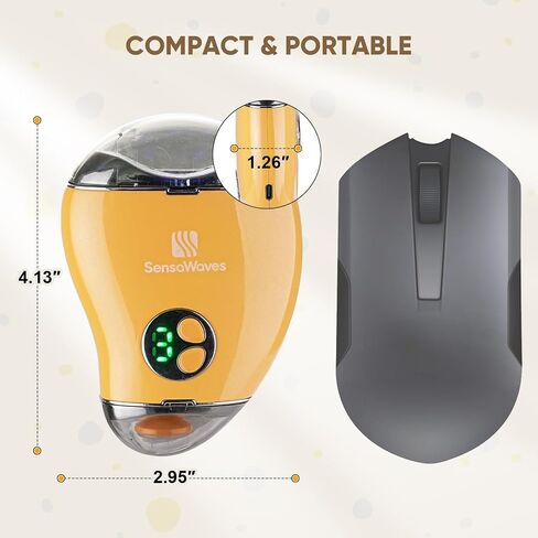 3-in-1 Electric Nail Clipper for Baby & Adults, USB Rechargeable Trimmer with LED Light, Polisher and Storage Container, Adjustable Speeds Nail Clipper for Kids, Seniors & Caregivers (Safe & Quiet) in Saudi Arabia