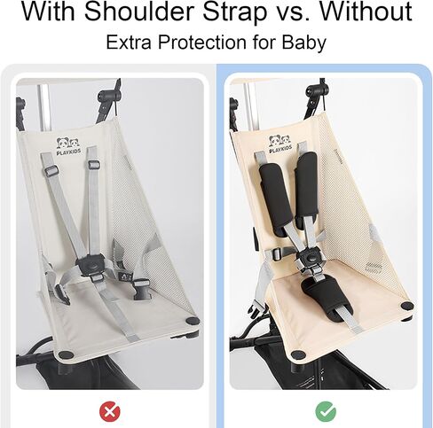 3-Piece Car Seat Strap Pads, Universal Soft Car Seat Shoulder Strap Covers and Seat Belt Pads for Baby & Kids, Breathable Seat Belt Covers for Car Seats, Strollers, High Chairs in Kuwait