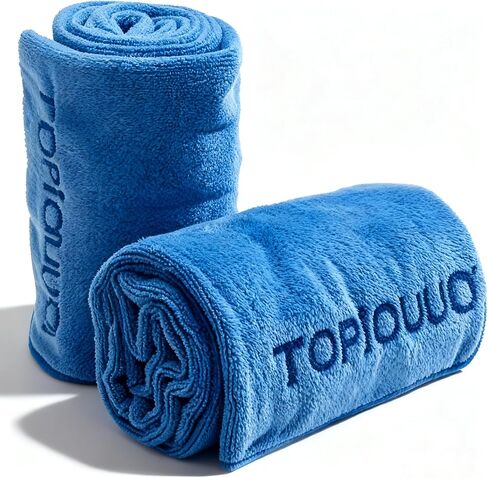Unisex Sports Towels (Set of 2) - Ultra-Soft, Sweat-Absorbing Towels Ideal for Workouts, Gym Sessions, & Hiking Trips! in Saudi Arabia