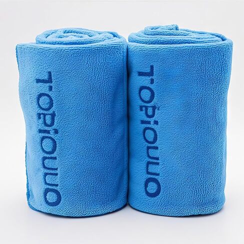 Unisex Sports Towels (Set of 2) - Ultra-Soft, Sweat-Absorbing Towels Ideal for Workouts, Gym Sessions, & Hiking Trips! in Saudi Arabia