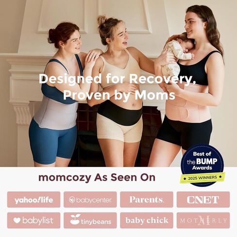Momcozy Ergowrap Belly Belly Band Band for Recovery Natural و C ، موثق البطن مع رفع البطن ثلاثية الأبعاد ودعم الظهر المريح ، واللتفاف البطن بسلاسة لاسترداد ما بعد الجراحة in Saudi Arabia
