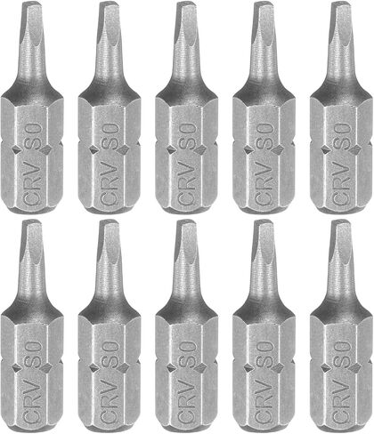 Harfington 10pcs قطع مفك البراغي المربع 1/4 "Hex Shank SQ3 Magnetic Head 1" طول CR-V الصلب برغي الحفر بتات لإصلاح عمل كهربائي سائق المسمار in Saudi Arabia