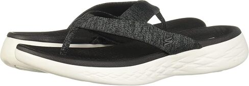 Skechers Womens On-the-Go 600-Flip Flop المفضل ، الأسود ، 9 الولايات المتحدة in Kuwait