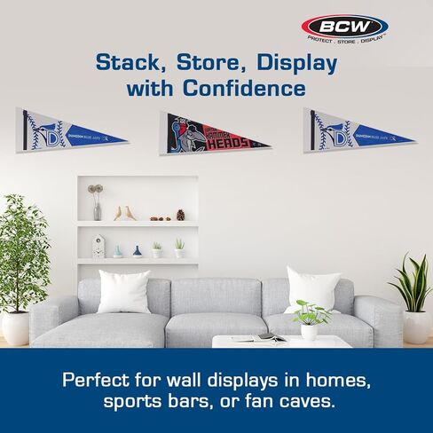 حامل التحميل العلوي BCW 12x30 (10 عبوات) | حماية ممتازة من مادة PVC للتذكارات الرياضية in Saudi Arabia