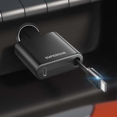 شاحن سيارات قابلة للسحب قابلة للسحب ، محول شاحن سيارة 69W لـ iPhone 16 USB C Charger Charge Fast Charge مع Light Light ، وملحقات السيارات المتوافقة مع iPhone 16/15/14/13/12 ، iPad ، Android ، Pixel in Kuwait